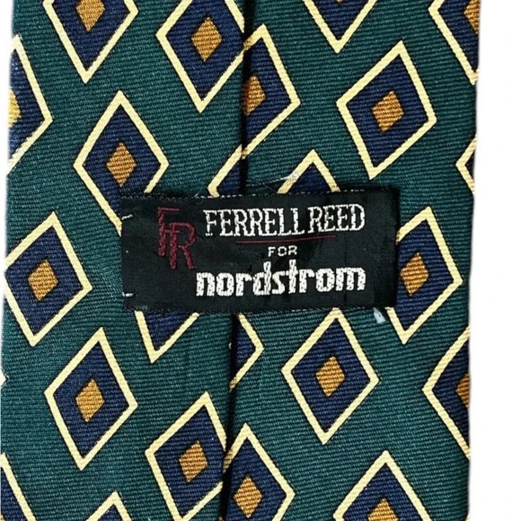 Vintage Ferrell Reed for Nordstrom Hand-Printed‎ in Italy Necktie - Picture 5 of 5